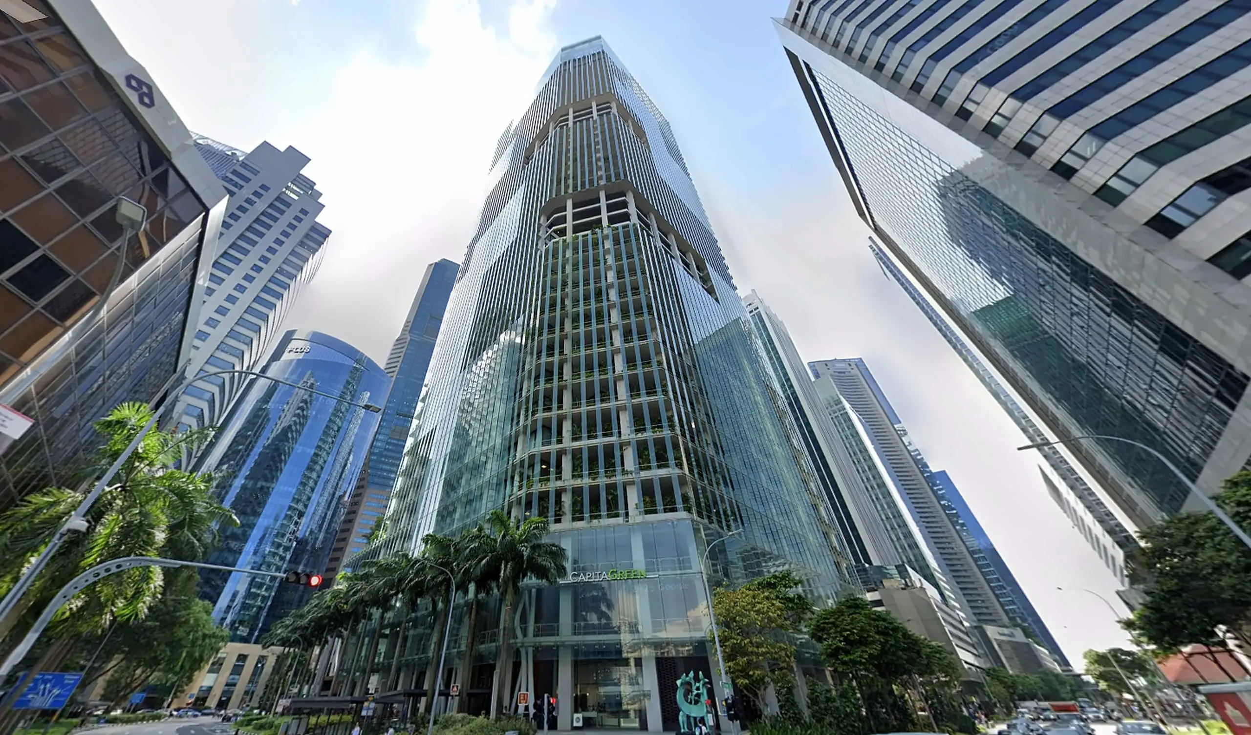 CapitaGreen tower at 138 Market Street, Singapore